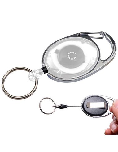 Επεκτεινόμενο μπρελόκ για κάρτα εισόδου-αναγνώρισης διάφανο