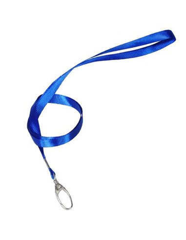 Κορδόνι συνεδρίων μπλε, μήκος 2x46εκ.x1εκ. πλάτος 100τμχ.