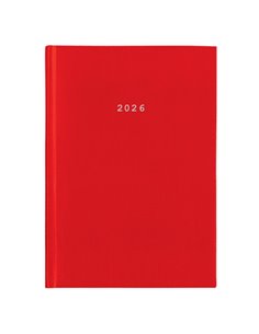 Next ημερολόγιο 2026 basic ημερήσιο δετό κόκκινο 12x17εκ.  Δυνατότητα εκτύπωσης