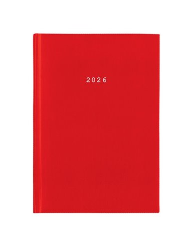 Next ημερολόγιο 2026 basic ημερήσιο δετό κόκκινο 12x17εκ.  Δυνατότητα εκτύπωσης