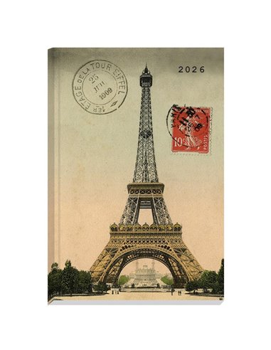 Next ημερολόγιο 2026 Gallery Eiffel ημερήσιο δετό 12x17εκ.