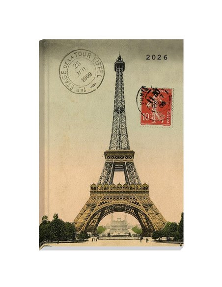 Next ημερολόγιο 2026 Gallery Eiffel ημερήσιο δετό 12x17εκ.