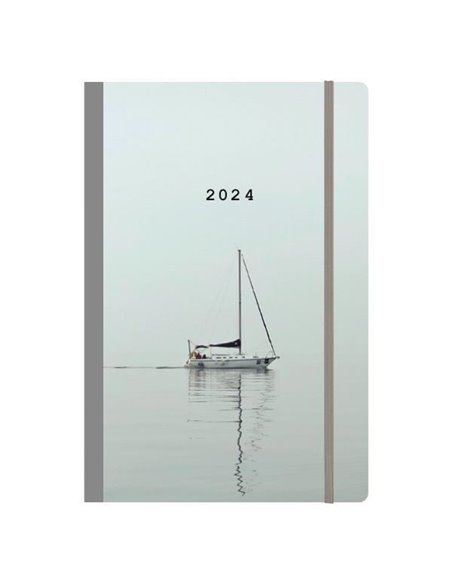 Next ημερολόγιο 2024 Trends ημερήσιο flexi με λάστιχο 12x17εκ. Sail away
