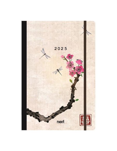 Next ημερολόγιο 2025 Trends ημερήσιο flexi με λάστιχο 12x17εκ. Japan art