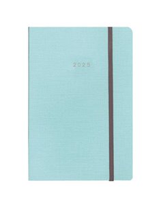 Next ημερολόγιο 2025 nomad ημερήσιο flexi γαλάζιο με λάστιχο 17x25εκ.