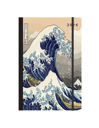 Next ημερολόγιο 2026 Trends Wave ημερήσιο flexi με λάστιχο 12x17εκ.