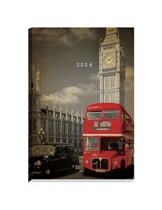 Next ημερολόγιο 2024 Gallery ημερήσιο δετό 14x21εκ, Βig Ben