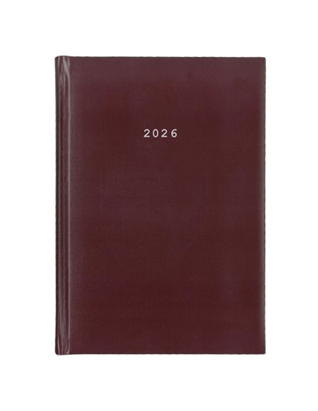 Next ημερολόγιο 2026 basic ημερήσιο δετό μπορντώ 12x17εκ.  Δυνατότητα εκτύπωσης