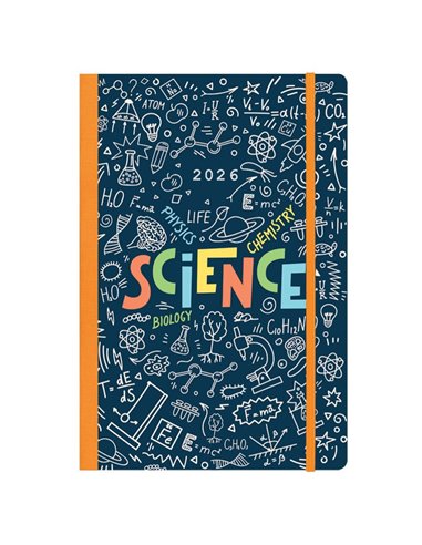 Next ημερολόγιο 2026 Trends Science ημερήσιο flexi με λάστιχο 14x21εκ.
