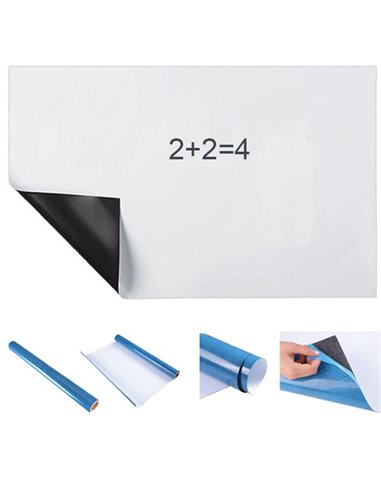 Comix λευκός, εύκαμπτος πίνακας αυτοκόλλητος 90x200εκ.