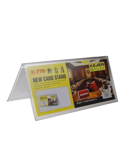 Σταντ ακρυλικό τύπου Λ Υ10x18εκ.