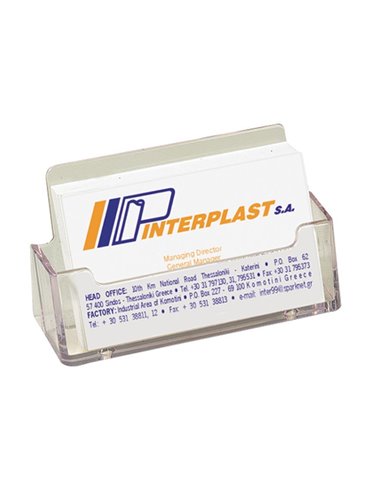 Σταντ ακρυλικό για κάρτες 10,5x4.5x4.5εκ.