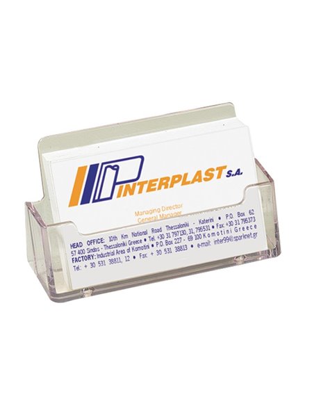 Σταντ ακρυλικό για κάρτες 10,5x4.5x4.5εκ.