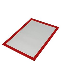 Θήκη προβολής Α4 με αυτοκόλλητο μαγνήτη κόκκινο