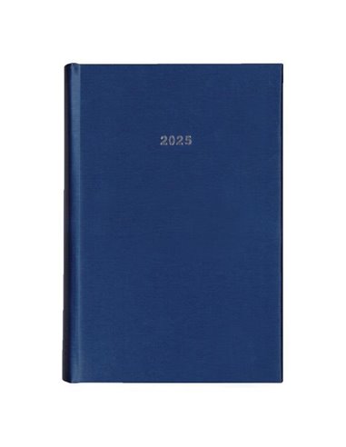 Next ημερολόγιο 2025 metallic ημερήσιο δετό μπλε 14x21εκ.