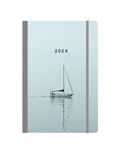 Next ημερολόγιο 2026 Trends Sail away ημερήσιο flexi με λάστιχο 12x17εκ.