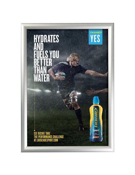 Μεταλλική κορνίζα 25χιλ. για έντυπα 50x70εκ.