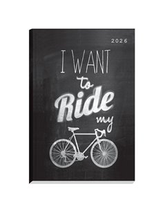 Next ημερολόγιο 2026 Gallery Riding μαύρο ημερήσιο δετό 12x17εκ, .