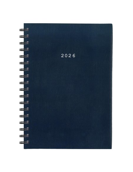 Next ημερολόγιο 2026 basic ημερήσιο σπιράλ μπλε 12x17εκ.  Δυνατότητα εκτύπωσης