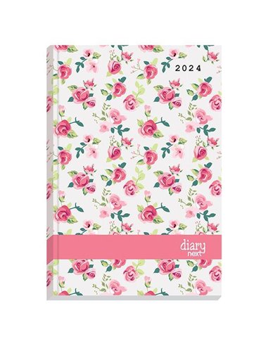 Next ημερολόγιο 2024 Gallery ημερήσιο δετό 12x17εκ, Τριαντάφυλλα 2