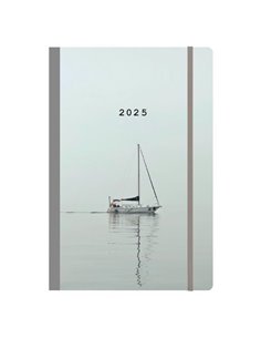 Next ημερολόγιο 2025 Trends ημερήσιο flexi με λάστιχο 14x21εκ. Sail Away