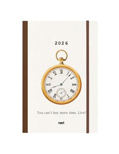 Next ημερολόγιο 2026 Trends Time ημερήσιο flexi με λάστιχο 12x17εκ.