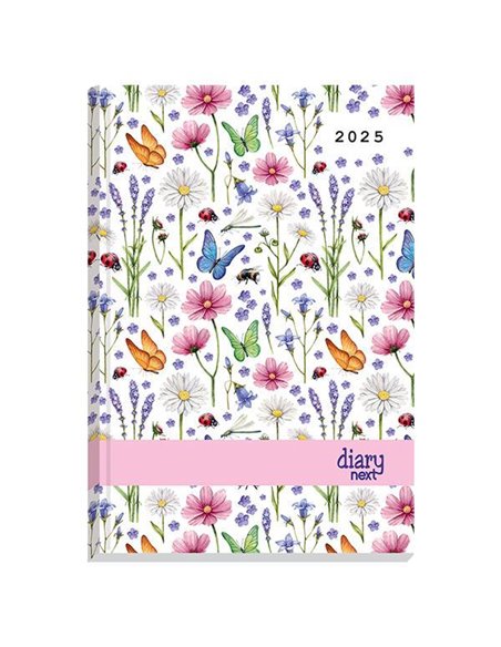 Next ημερολόγιο 2025 Gallery ημερήσιο δετό 14x21εκ, Πεταλούδες