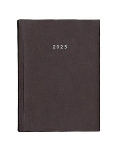 Next ημερολόγιο 2025 old leather ημερήσιο δετό καφέ σκούρο 12x17εκ.