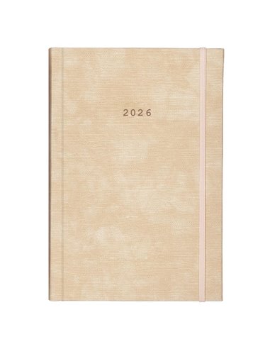 Next ημερολόγιο 2026 bali ημερήσιο δετό μπεζ με λάστιχο 14x21εκ. Δυνατότητα εκτύπωσης