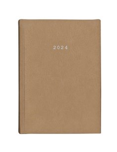 Next ημερολόγιο 2024 old leather ημερήσιο δετό ταμπά 17x25εκ.