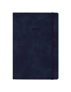 Next ημερολόγιο 2026 Cuba ημερήσιο flexi μπλε με λάστιχο 14x21εκ. Δυνατότητα εκτύπωσης