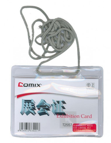 Comix καρτελάκι ονόματος οριζόντιο με κορδόνι 11,7x8,4εκ.