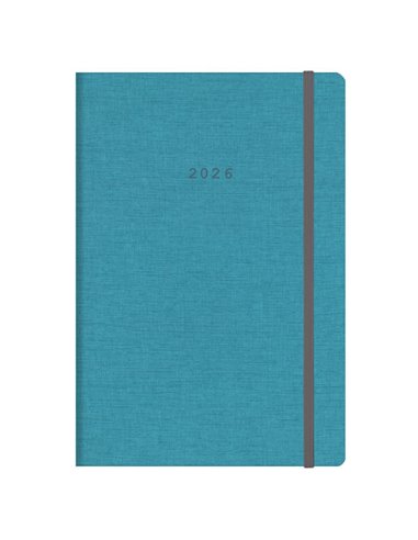 Next ημερολόγιο 2026 Nomads ημερήσιο flexi γαλάζιο με λάστιχο 17x25εκ.