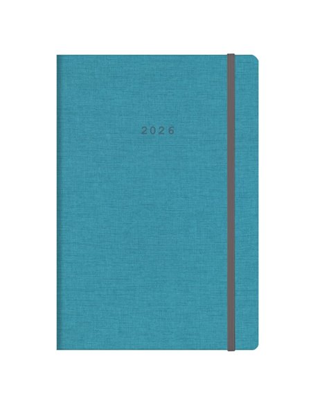 Next ημερολόγιο 2026 Nomads ημερήσιο flexi γαλάζιο με λάστιχο 17x25εκ.