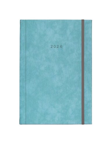 Next ημερολόγιο 2026 bali ημερήσιο δετό γαλάζιο με λάστιχο 14x21εκ. Δυνατότητα εκτύπωσης