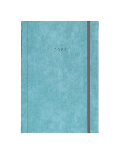 Next ημερολόγιο 2026 bali ημερήσιο δετό γαλάζιο με λάστιχο 14x21εκ. Δυνατότητα εκτύπωσης