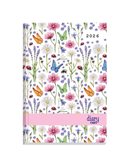 Next ημερολόγιο 2026 Gallery Πεταλούδες ημερήσιο δετό 12x17εκ.