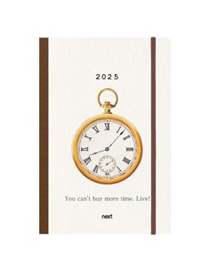 Next ημερολόγιο 2025 Trends ημερήσιο flexi με λάστιχο 12x17εκ. Time