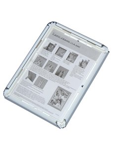 Κορνίζα αλουμινίου κάθετη Α6 10,5x15,5x7,2cm