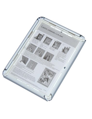 Κορνίζα αλουμινίου κάθετη Α6 10,5x15,5x7,2cm