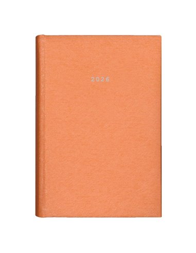 Next ημερολόγιο 2026 nest ημερήσιο δετό πορτοκαλί 14x21εκ.  Δυνατότητα εκτύπωσης