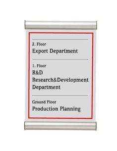 Σύστημα τοποθέτησης επιγραφών 14,8x10,5εκ.