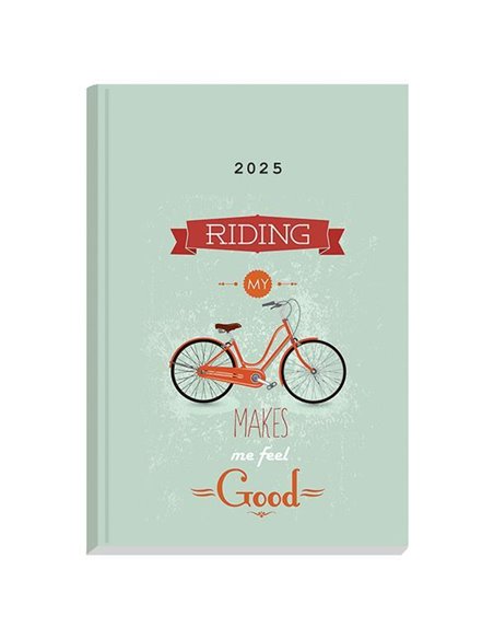 Next ημερολόγιο 2025 Gallery ημερήσιο δετό 12x17εκ, Riding