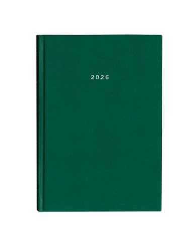 Next ημερολόγιο 2026 classic ημερήσιο δετό πράσινο 17x25εκ.  Δυνατότητα εκτύπωσης