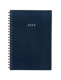 Next ημερολόγιο 2025 basic ημερήσιο σπιράλ μπλε 12x17εκ.