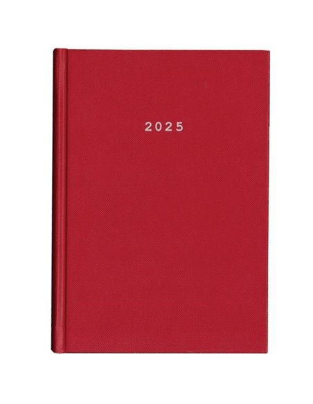 Next ημερολόγιο 2025 classic ημερήσιο δετό κόκκινο 17x25εκ.