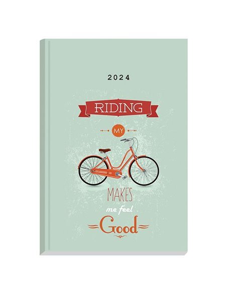 Next ημερολόγιο 2024 Gallery ημερήσιο δετό 12x17εκ, Riding