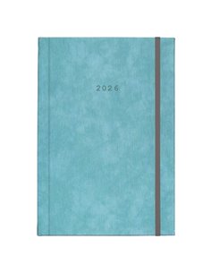 Next ημερολόγιο 2026 bali ημερήσιο δετό γαλάζιο με λάστιχο 17x25εκ. Δυνατότητα εκτύπωσης