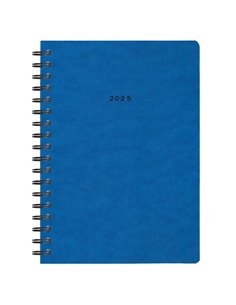 Next ημερολόγιο 2025 πρεσπάν ημερήσιο σπιράλ μπλε 17x25εκ.