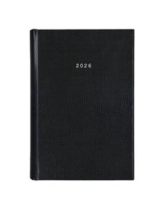 Next ημερολόγιο 2026 skin ημερήσιο δετό μαύρο 17x25εκ.  Δυνατότητα εκτύπωσης
